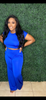 “Give Em Blu’s” 2 Piece Pants Set