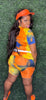 "Sunset" 2 Piece Tie Dye Short Set
