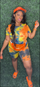 "Sunset" 2 Piece Tie Dye Short Set