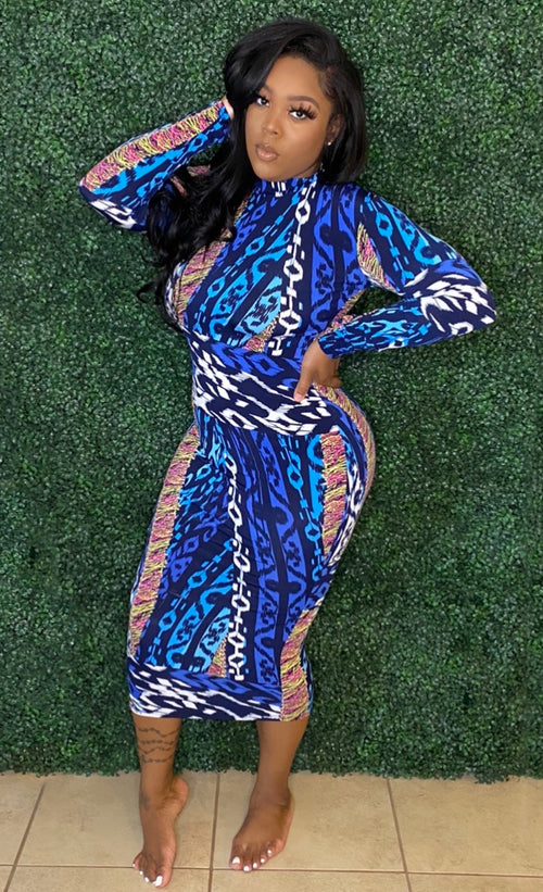 “Jazzy Blues” Dress